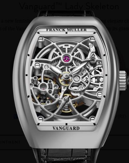 Buy Franck Muller Vanguard Lady Skeleton Replica Watch for sale Cheap Price V 32 S6 SQT (NR)